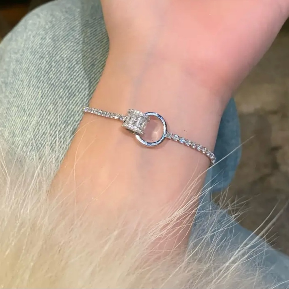 Golden plating Cooper link chain bracelet